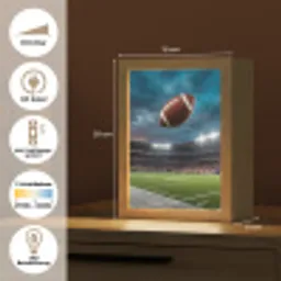 Football - Bal - Stadion - Sport Light Box met kabel (Kinderlampje) klein -USP_DE