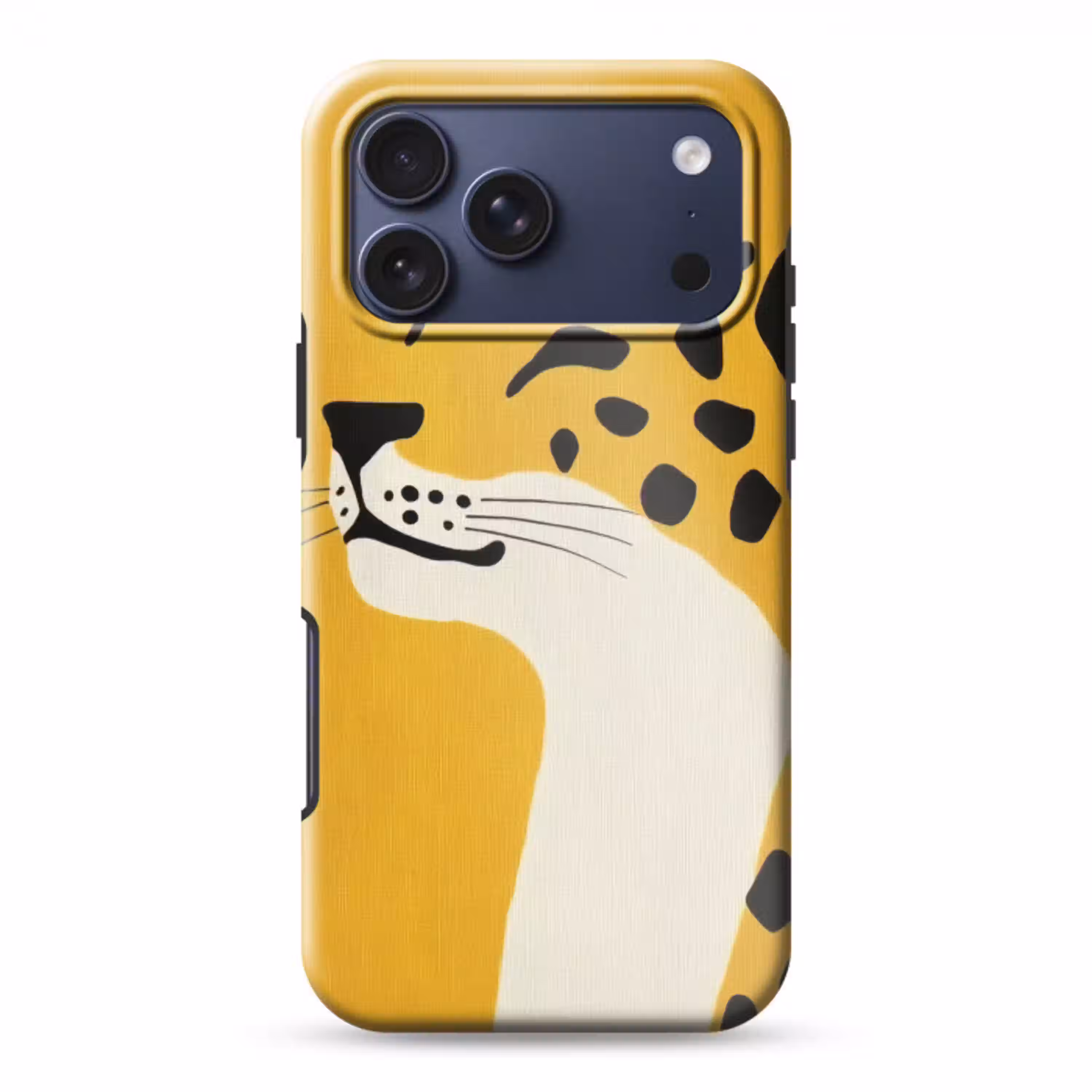 Cheetah - Illustratie - Geel Toughcase MagSafe Apple iPhone 17 Pro Max klein -3d