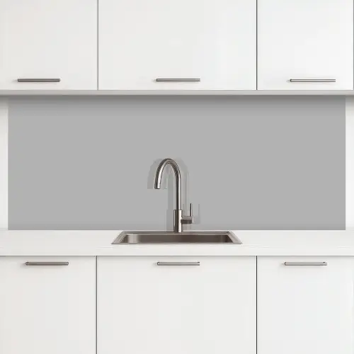Grijs - Effen print keuken achterwand 2 middel 871 -3d