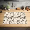 Lijnen - Beige - Patroon - Donkerbruin Inductie beschermer vinyl 3mm klein 276 -sfeer5