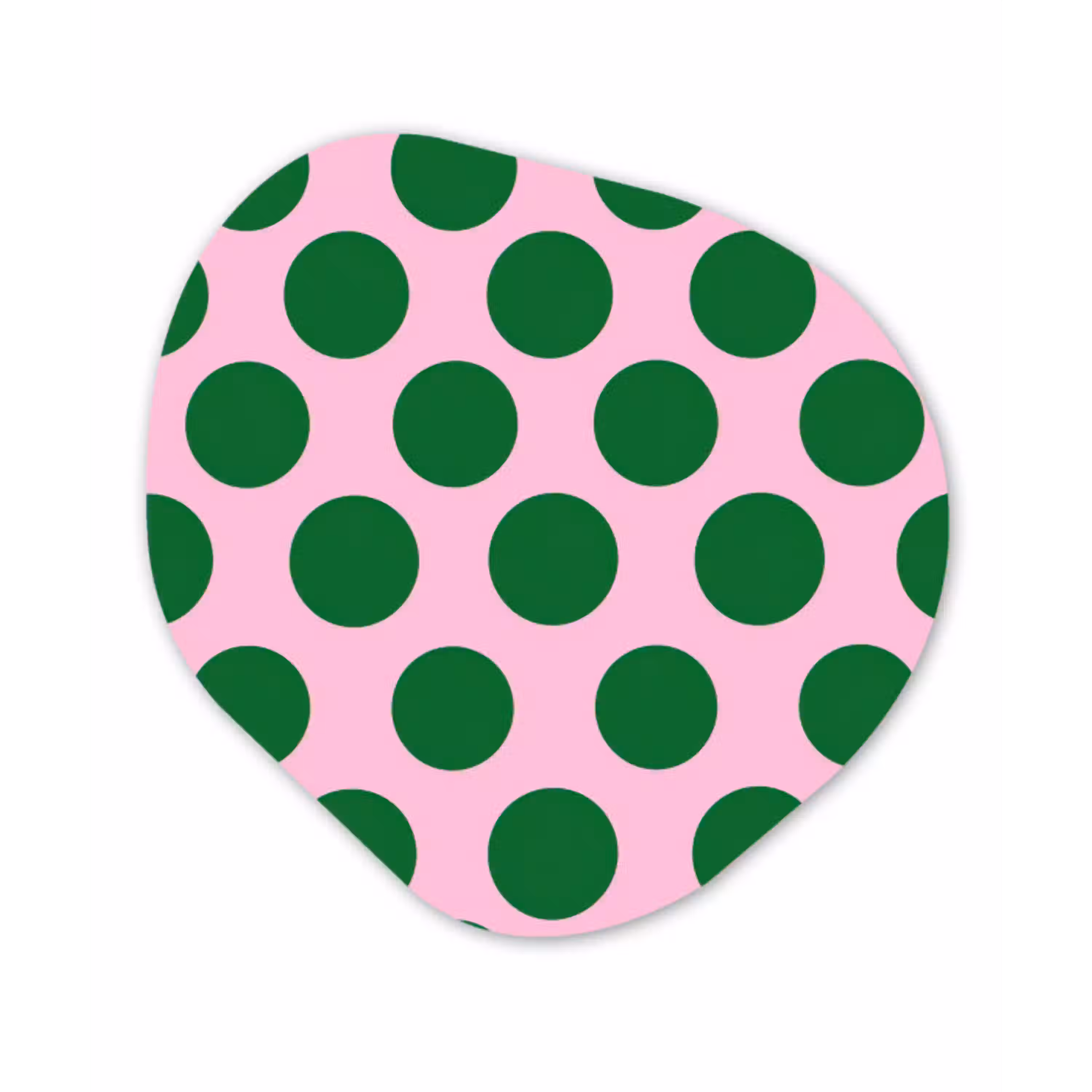Polkadots - Patroon - Groen Wandcirkel Organisch Forex 3mm klein 629 -3d
