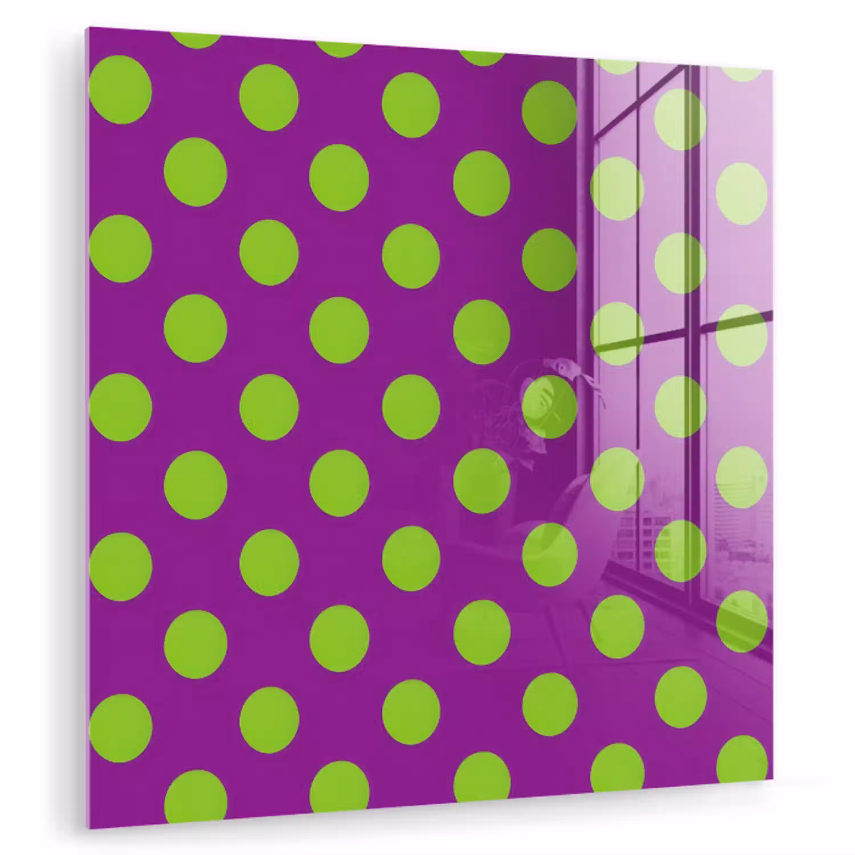 Stippen - Klassiek - Groen plexiglas 5mm klein 11 -zzzproduct_nieuw