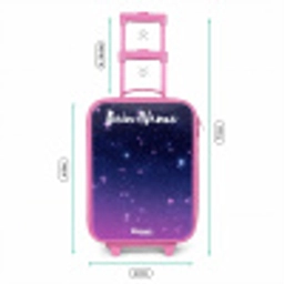 Sterren - Galaxy - Blauw - Roze Kinderkoffer - Roze klein -productfoto_formaten