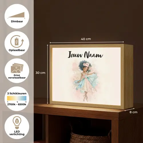 Fee - Pastel - Magie Light Box met batterij (Wandlamp kind) middel -USP_websiteoverzichtNL