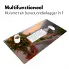 Middelandse zee - Sinaasappel - Heuvels - Zee Muismat XXL klein -sfeer4
