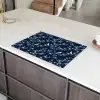 Grafisch - Bloesemtak - Blauw Inductie beschermer vinyl 3mm klein 276 -sfeer8