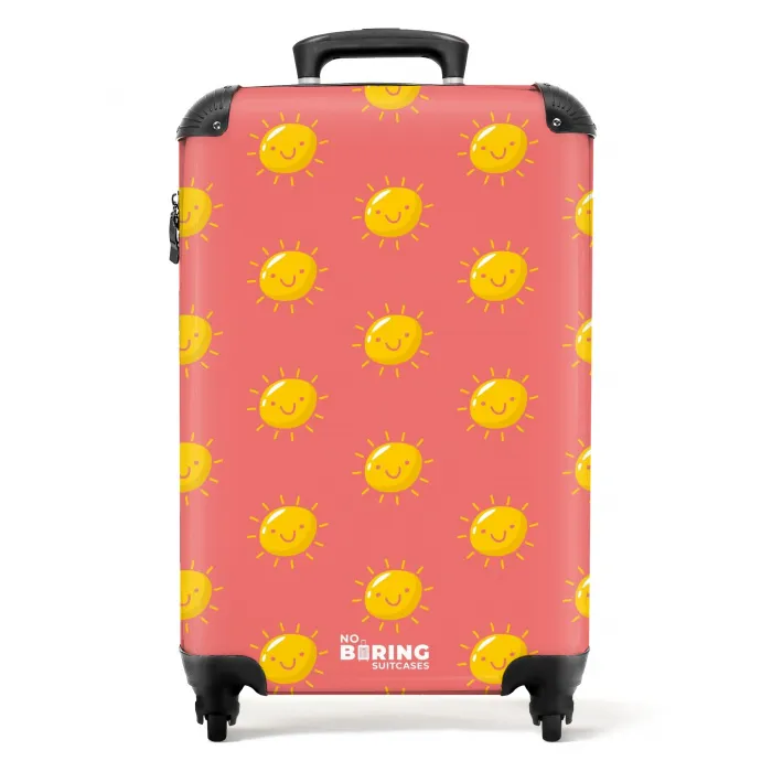 Sunny situation koraal NBS - Handbagage koffer - Unisex middel -productfoto_recht