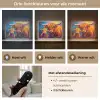 Schotse hooglander - Koeien - Dieren - Kunst Light Box met batterij (Wandlamp) middel -USP_lichtkleurNL