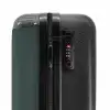 Diep donkergroene tint NBS - Handbagage koffer - Kinderen Unisex middel -slot