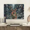 Kerst - Magie - Bos - Kleurrijk PET vilt klein -sfeer1