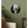 Iconisch - Modern - Kleurrijk Wandcirkel kunststof plaat 5mm dik klein -sfeer3
