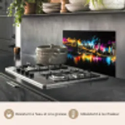 Skyline - Brug - Verlichting - Kleuren keuken achterwand spatscherm klein -usp_FR