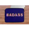 Badass - Panterpint - Schaduw - Roze laptophoes neopreen klein -tafel