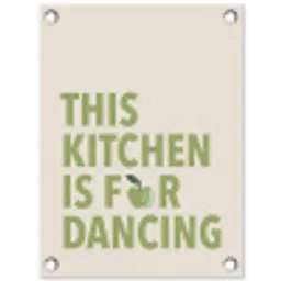 Quote - Appel - Illustratie tuinposter los doek klein -3d