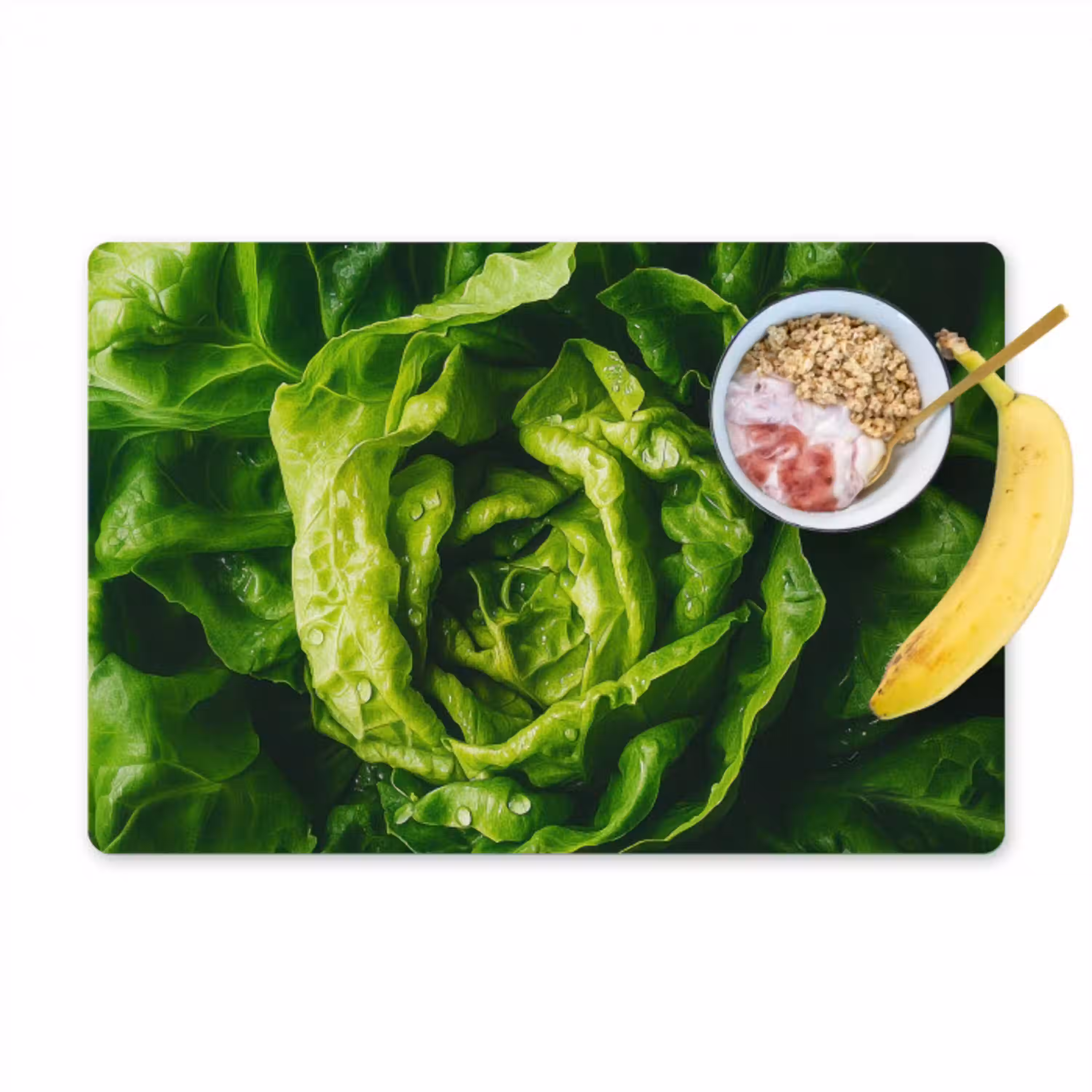 Groente - Sla - Groen Placemat vinyl groot -zzzproduct_Kitchenyeah-website