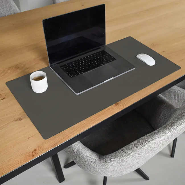 Grijs - Kleuren - Effen Muismat XXL klein -sfeer1