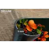 Vrouw - Rood - Groen - Druiven Placemat vinyl groot -closeup