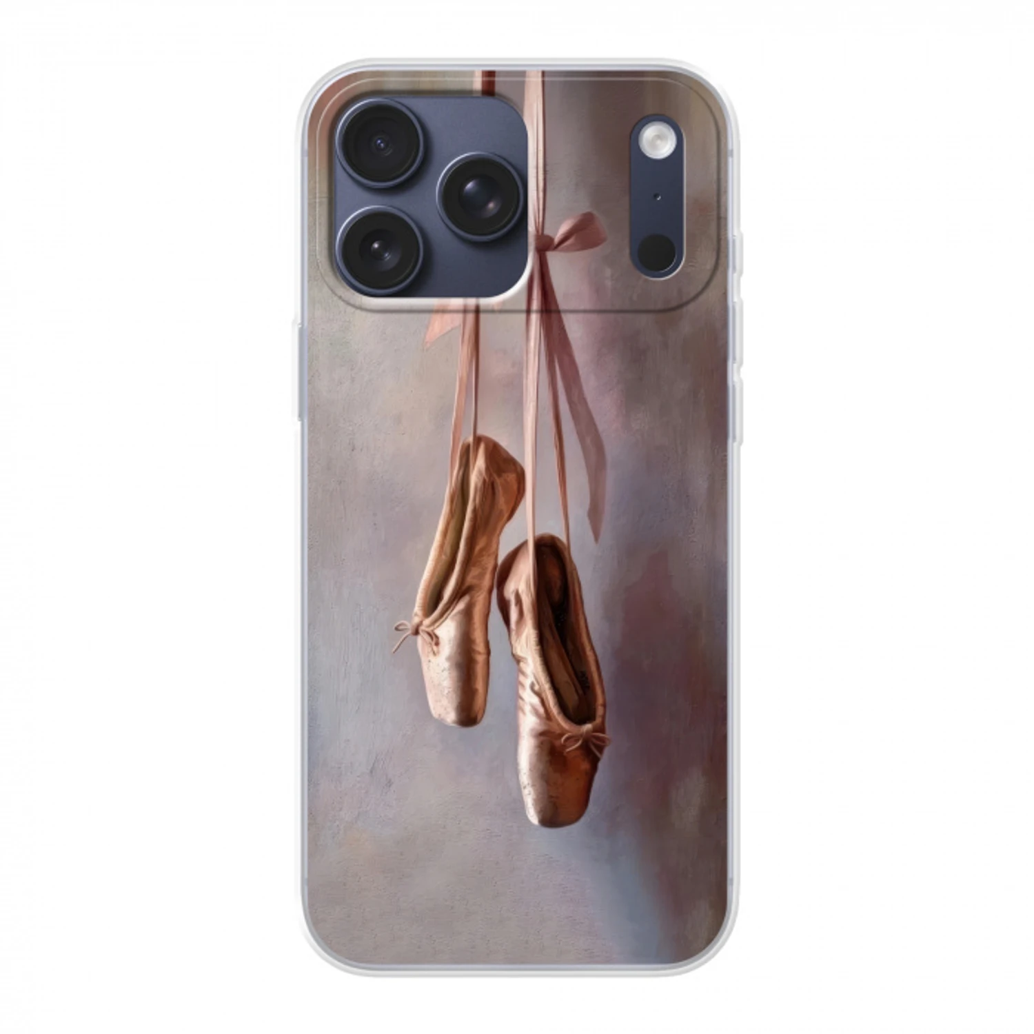 Balletschoenen - Satijn - Aardetinten Telefoonhoesje iPhone 17 Pro Max klein -3d