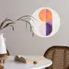 Cirkels - Abstract - Paars Wandcirkel behangsticker klein -sfeer3