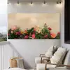 Rozen - Muur - Vintage Tuinposter op houten frame 2 cm dik xxl -sfeer1