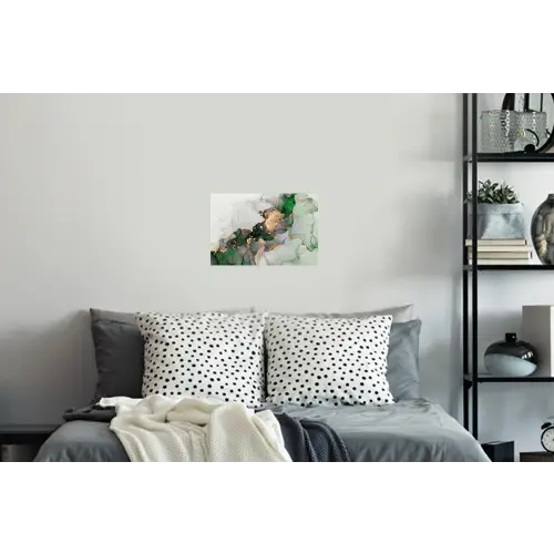 Marmer - Goud - Groen - Luxe Muursticker klein -slaapkamer