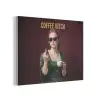 Koffie - Vrouw - Middelvinger PET vilt klein -3d