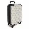Herhalende driehoekstructuur in pastel NBS - Handbagage koffer - Volwassenen Unisex middel -productfoto_3d