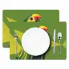 Papegaai - Groen - Snavel - Abstract Placemat vinyl groot -zzsfeer2_Kitchenyeah-website