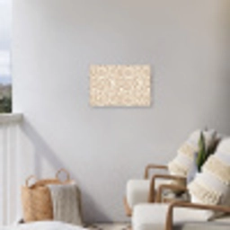 Minimalistisch - Patroon - Terracotta Tuinposter op houten frame 2 cm dik klein 845 -sfeer1