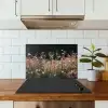 Hert - Wilde bloemen - Bos keuken achterwand spatscherm klein -sfeer2