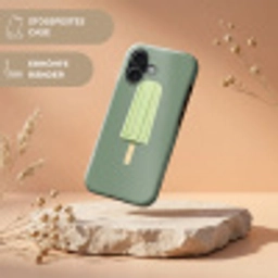 Groen - Waterijsje - Stokje - Illustratie Toughcase MagSafe Apple iPhone 17 klein -USP_RandenV_DE