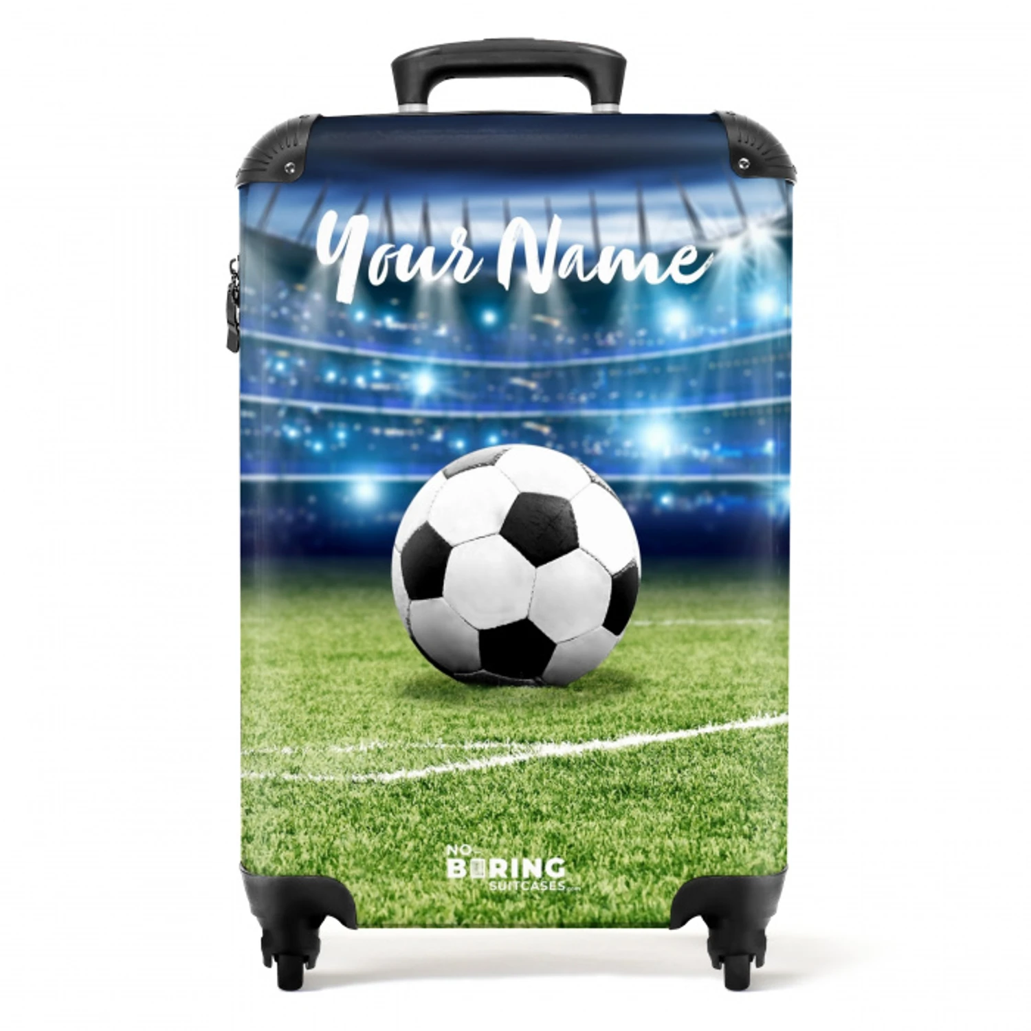 Voetbal spotlight NBS - Handbagage koffer - Kinderen Unisex middel -productfoto_recht