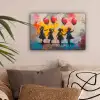 Graffiti - Kinderen - Street art - Ballon - Banksy canvas 2cm klein -sfeer1
