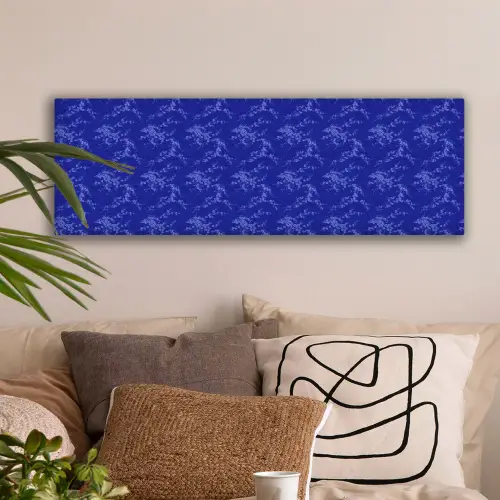 Bloesem - Bloemen - Blauw canvas 2cm klein 828 -sfeer1