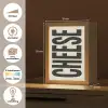 Kaas - Decoratie - Beige - Cheese Light Box met kabel (Wandlamp) klein -USP_websiteoverzichtNL