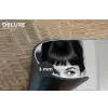 Portret - Thee - Vrouw Placemat vinyl groot -closeup