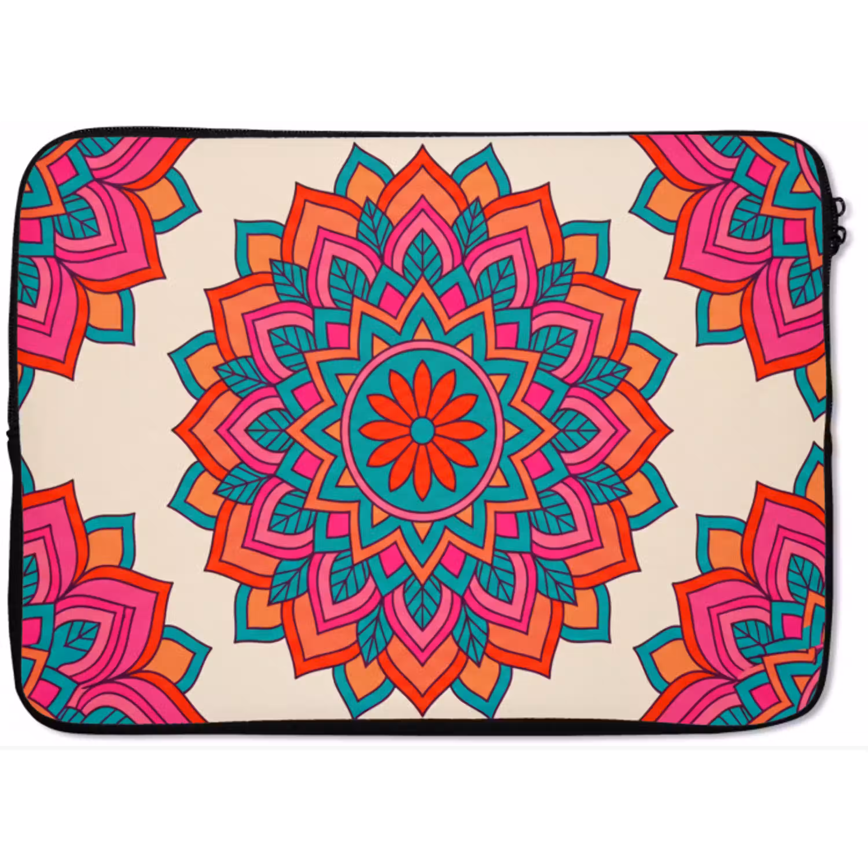 Mandala - Patroon - Abstract - Kleurrijk - Modern laptophoes neopreen klein -zkaufland3dotto