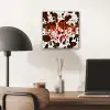 Koeienprint - Limited edition - Rood aluminium wit klein -sfeer5