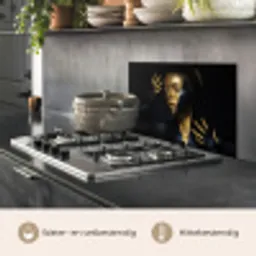 Make up - Kunst - Vrouw - Luxe - Goud keuken achterwand spatscherm klein -usp_NL