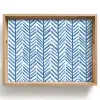 Patroon - Streep - Blauw Dienblad Rechthoek middel 911 -z3d_shopping