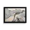 Marmer - Goud - Grijs fotolijst zwart zonder passe partout klein -3d