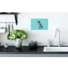 Dinosaurus - Blauw - Zonnebril Muursticker klein -keuken