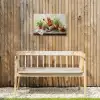 Potten - Kruiden - Hout Tuinposter op houten frame 2 cm dik klein -sfeer4
