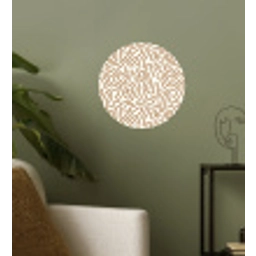 Minimalistisch - Patroon - Terracotta Wandcirkel behangsticker klein 186 -sfeer2