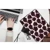 Bloemen - Aquarel - Paars laptophoes neopreen klein 279 -bureau