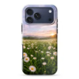 Madelief - Veld - Heuvels - Groen Toughcase MagSafe Apple iPhone 17 Pro Max klein -3d