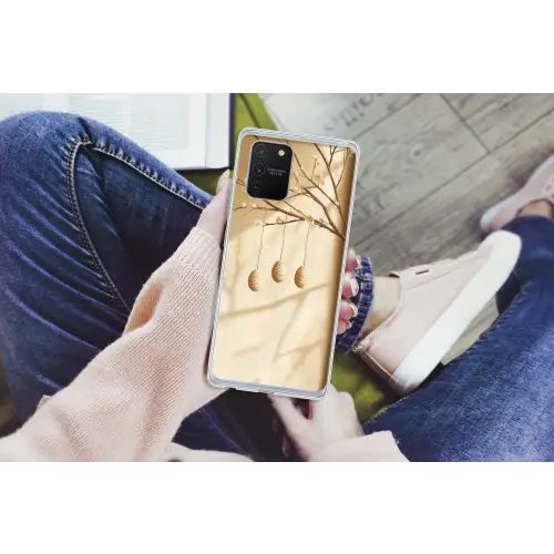 Beige - Paastak - Eieren Telefoonhoesje Samsung Galaxy S10 Lite klein -handS10Lite