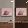 Noodles - Edelstenen - Stokjes - Roze Light Box met batterij (Wandlamp) middel -sfeer3