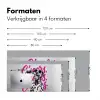 Cheers - Hond - Roze - Wijn Muismat XXL klein -sfeer5