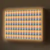 Retro - Disco - Golven Light Box met batterij (Wandlamp) middel 907 -z3d_website